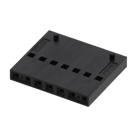 Molex Board Connector, 7 Contact(S), 1 Row(S), Female, 0.1 Inch Pitch, Crimp Terminal, Locking, Black 901230107